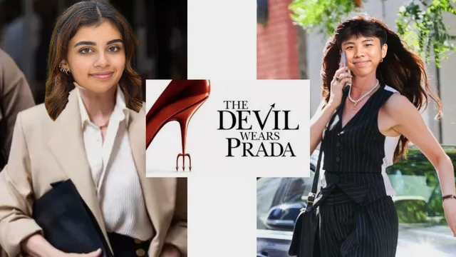 Winnie's head photoshopped onto the Devil Wears Prada movie poster